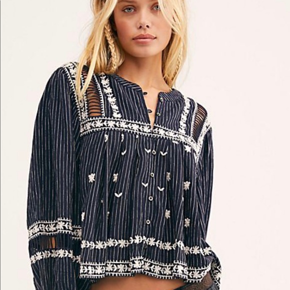 NWT Free People size XS All Roads Lead to you embr - Picture 2 of 10
